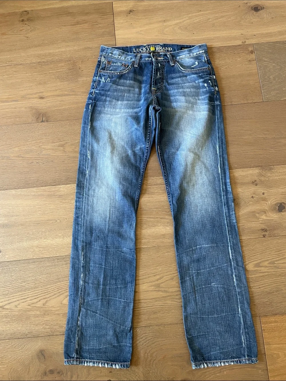 Lucky Brand Men’s Selvedge Jeans 221 Slim Straight Size 31X34